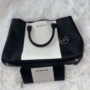 Michael Kors Sutton Handbag with Matching wallet